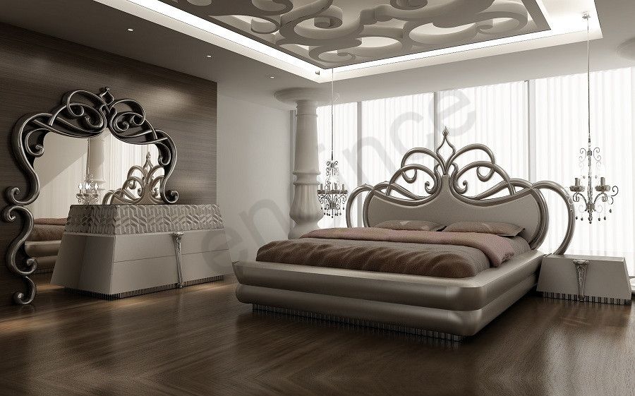 Oymalı başlıklı avangart yatak odaları Moda Dekorasyonlar