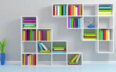 Modern dekoratif kitaplıklar
