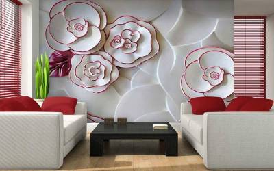 Farklı dekoratif salon duvarları