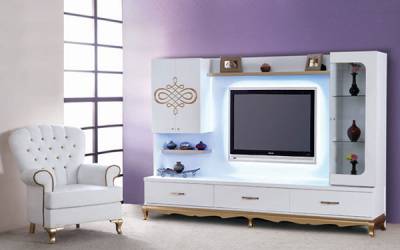 tv unitesine sus esyalari moda dekorasyonlar