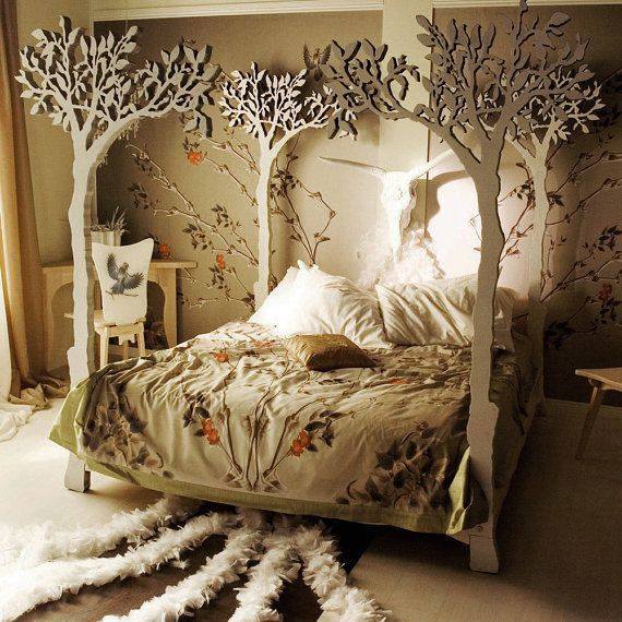 Yatak odaları için dekorasyonlar