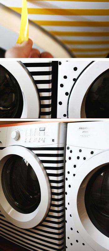 Çamaşır makinesini süsleme
