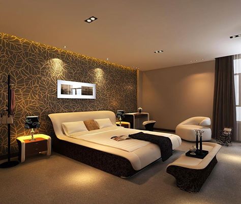 Dekorasyon yatak odaları