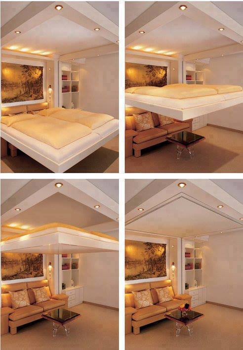 Dekoratif çılgın yatak tasarımları