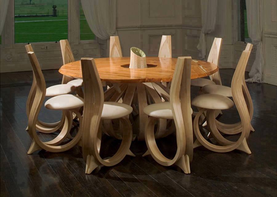 Evleriniz için farklı masa sandalyeler
