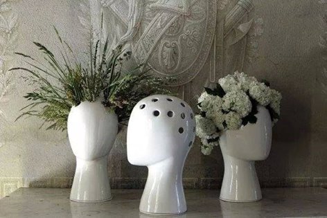 Farklı dekoratif vazolar
