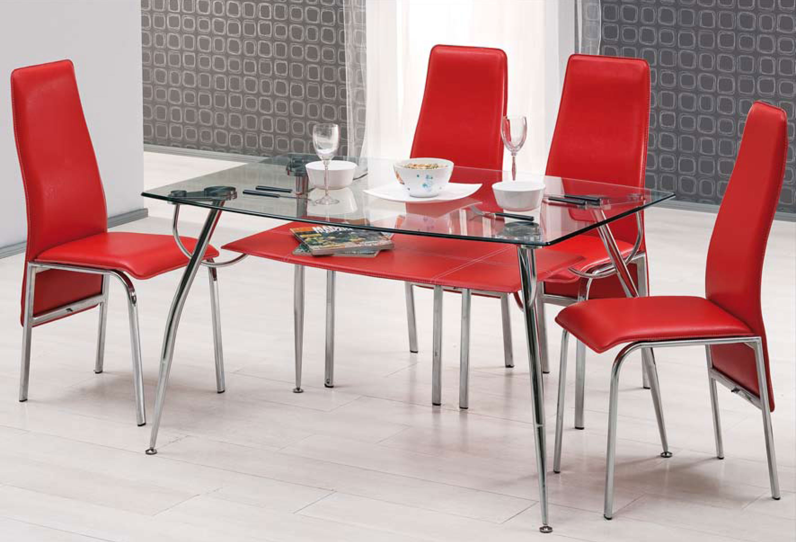 Cam mutfak masası Moda Dekorasyonlar