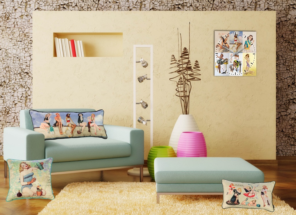 Değişik ve farklı oturma odası dekorasyonu
