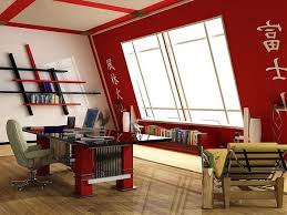 Kırmızı ofis dekorasyonu