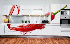 Renkli mutfak dekorasyonu
