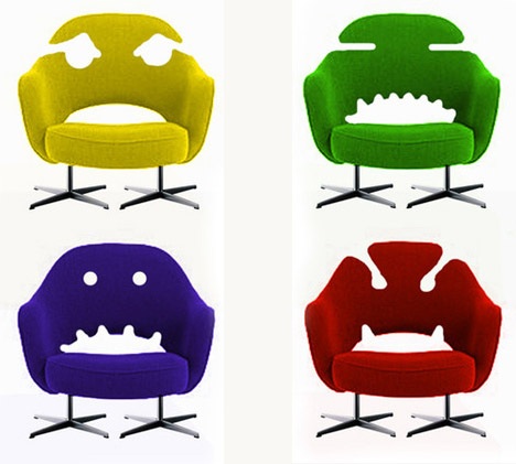 Farklı dizaynlarda tasarlanmış sandalyeler