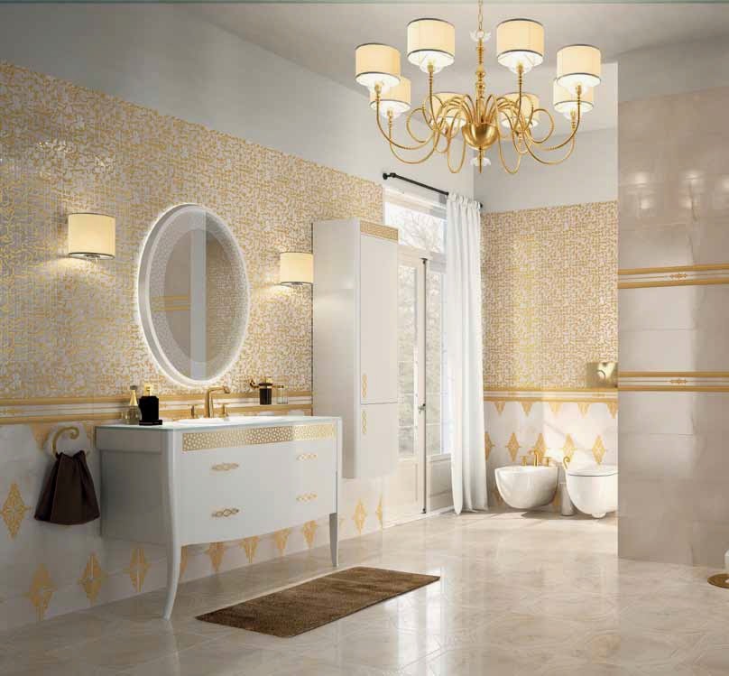vitra-altın-beyaz-ultra-lüks-banyo-modeli – Moda Dekorasyonlar